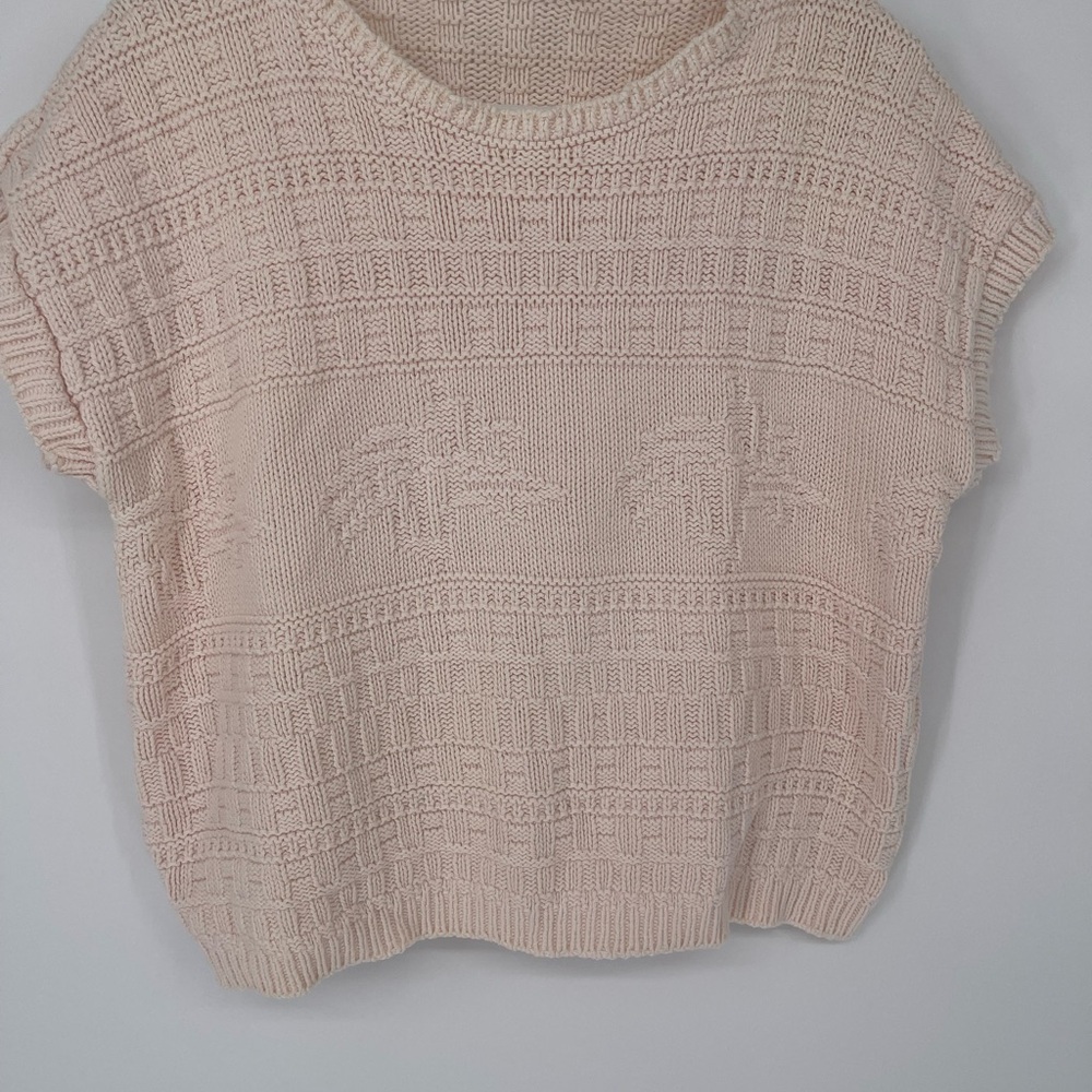 Women's Pink Knit Sweater